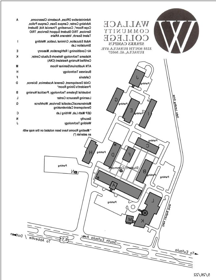 Sparks Campus Map